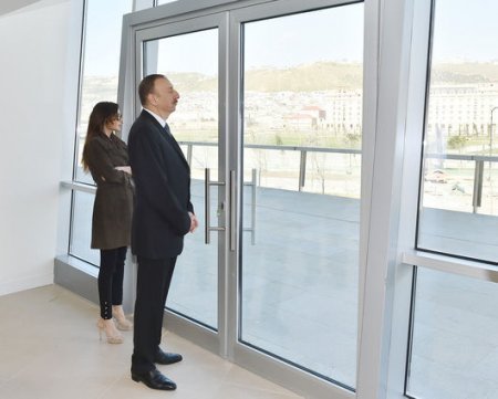 İlham Əliyev Bakı Su İdmanı Sarayının açılışında - FOTO