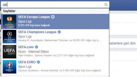 UEFA “Facebook” səhifəsində qərar verdi...