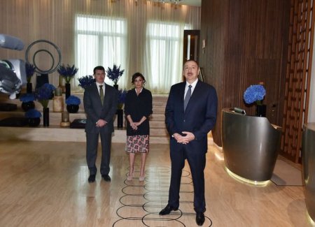 İlham Əliyev Bakıda “İnturist” otelinin açılışında iştirak edib - FOTOLAR