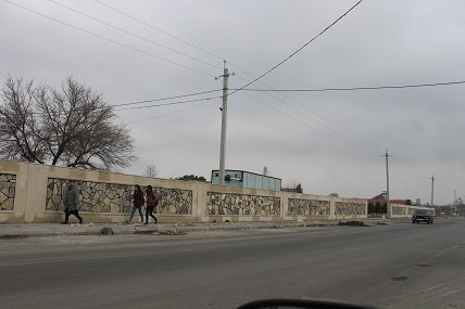 Bərdə şəhərində quruculuq davam edir  (FOTO)