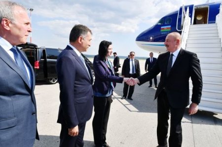 Prezident İlham Əliyev Moldovaya səfər edib – FOTO