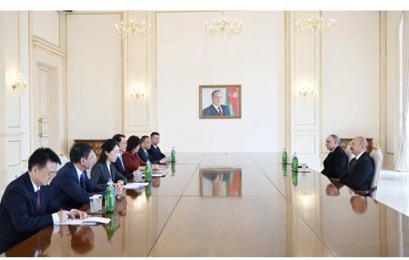 İlham Əliyev Çin Baş prokurorunu qəbul etdi