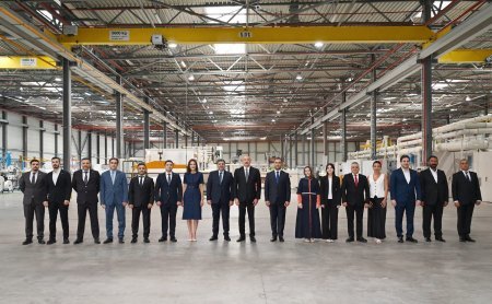 İlham Əliyev Qaradağda kağız və gigiyenik məhsulların istehsalı müəssisəsinin açılışında iştirak edib - FOTO