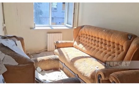 Ukraynada azərbaycanlı polis rəisinin iş otağı dronla vuruldu - Foto