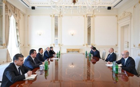 Prezident Tacikistanın baş nazirini qəbul edib - FOTO