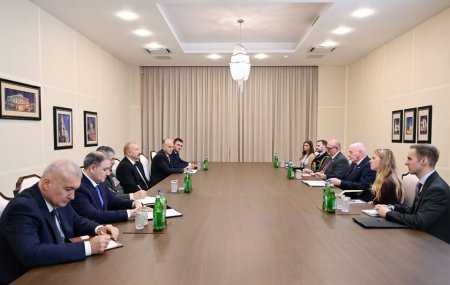 Prezident Birləşmiş Krallığın dövlət nazirini qəbul etdi